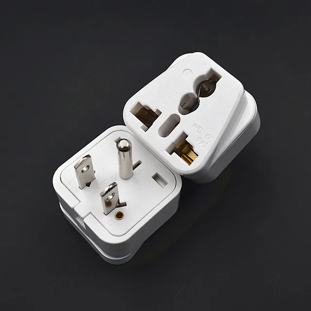 10pcs/lot Universal Travel Power Plug Adapter 3pin AU/UK/EU to US
