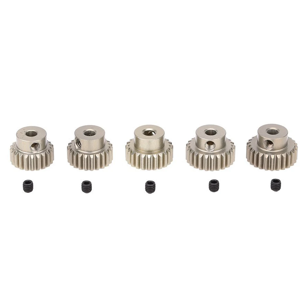 

New 48DP 21T 22T 23T 24T 25T Pinion Motor Gear Combo Set for 1/10 RC Car Brushed Brushless Motor