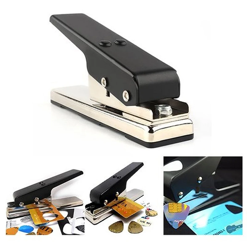 Гитарный плектрон мейкер pick Punch Card Cutter Make pick s из кредитных подарочных карт