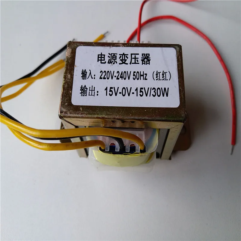 

Dual 15V Transformer 30VA output dual 15V-0-15V for preamplifier board pre-amplifier board preamp amplifier