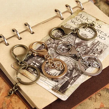 

Key ring diy accessories small ring key chain waist hung retro keychain 200