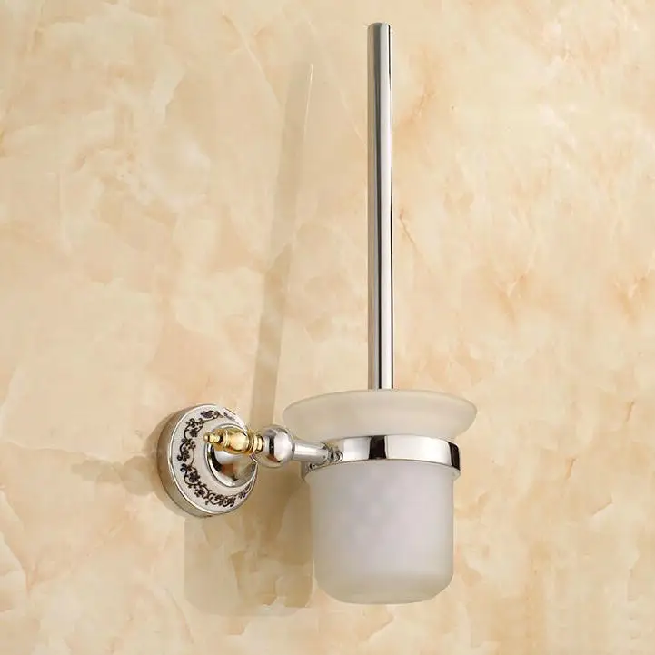 Держатель для туалетной щетки 2 цвета синий и белый цвет|toilet brush holder|gold toilet brushtoilet |