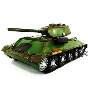 

Hot Classic Motor Style Retro World War II Germany Tank Model Handmade Mini Iron Tank Best Gift Home Bar Decoration