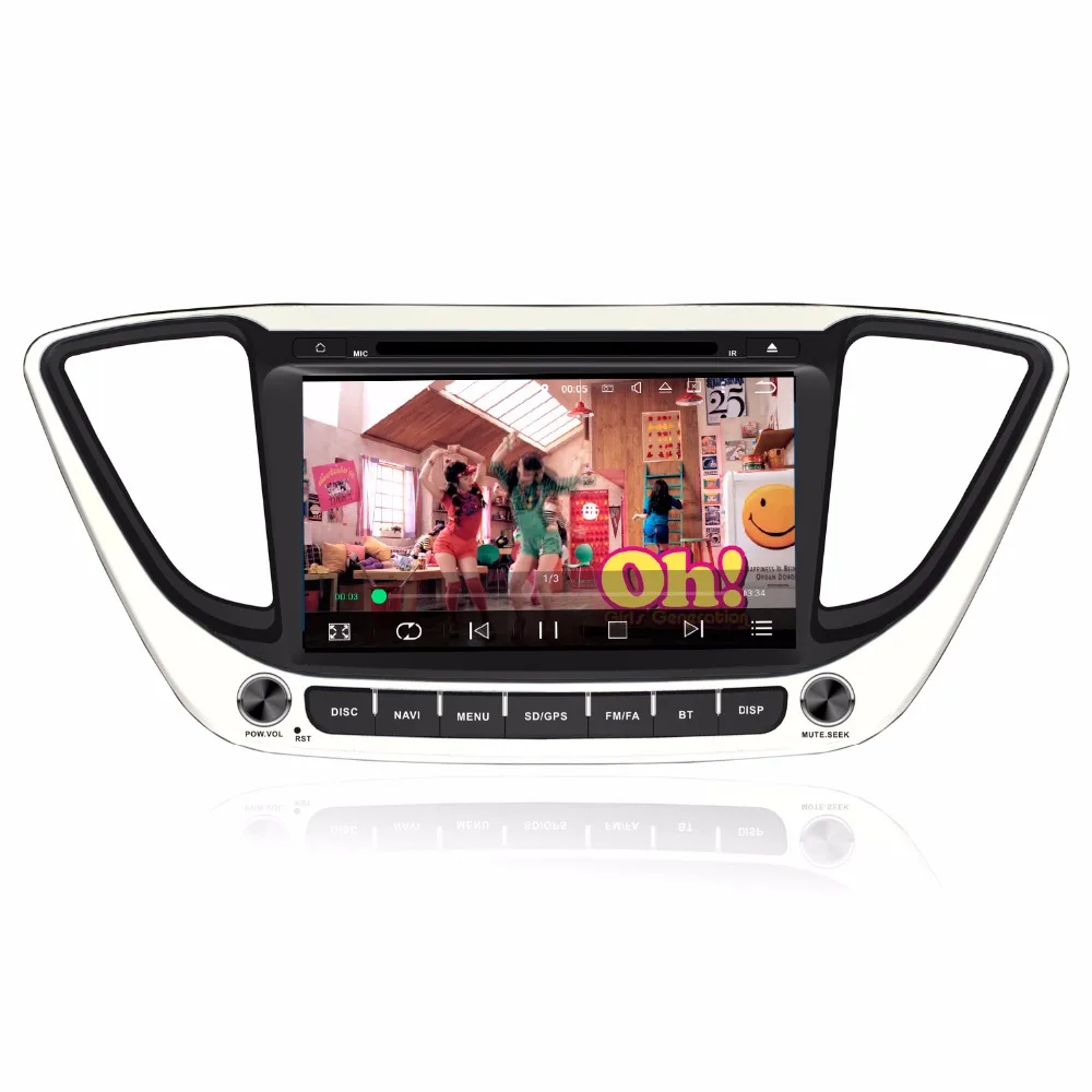 Sale 8" Android Car DVD Player with GPS 3G/WIFI/BT TV DVR,Audio Radio Stereo,Car PC/multimedia headunit for Hyundai Verna 2016 2017 6