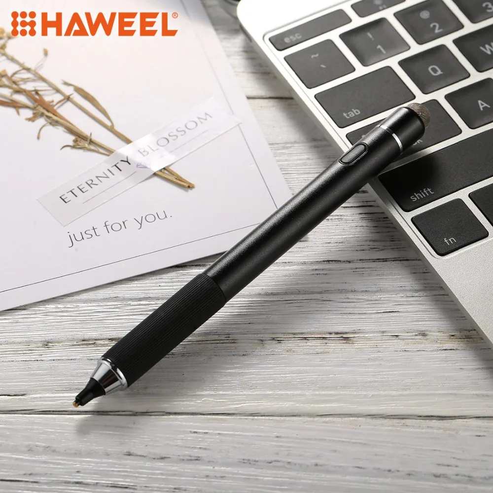 HAWEEL Touch Screen Stylus Pen Universal Rechargeable Double Heads ...