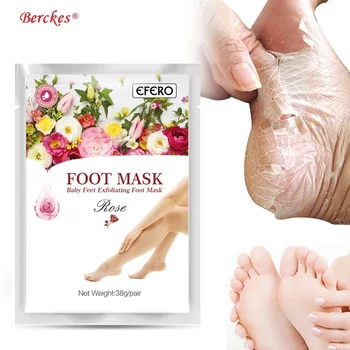 

2018 1 Pair Exfoliating Baby Feet Masks Foot Mask Peel Socks for Pedicure Spa Removing Dead Skin Heels For Woman Men Skin care