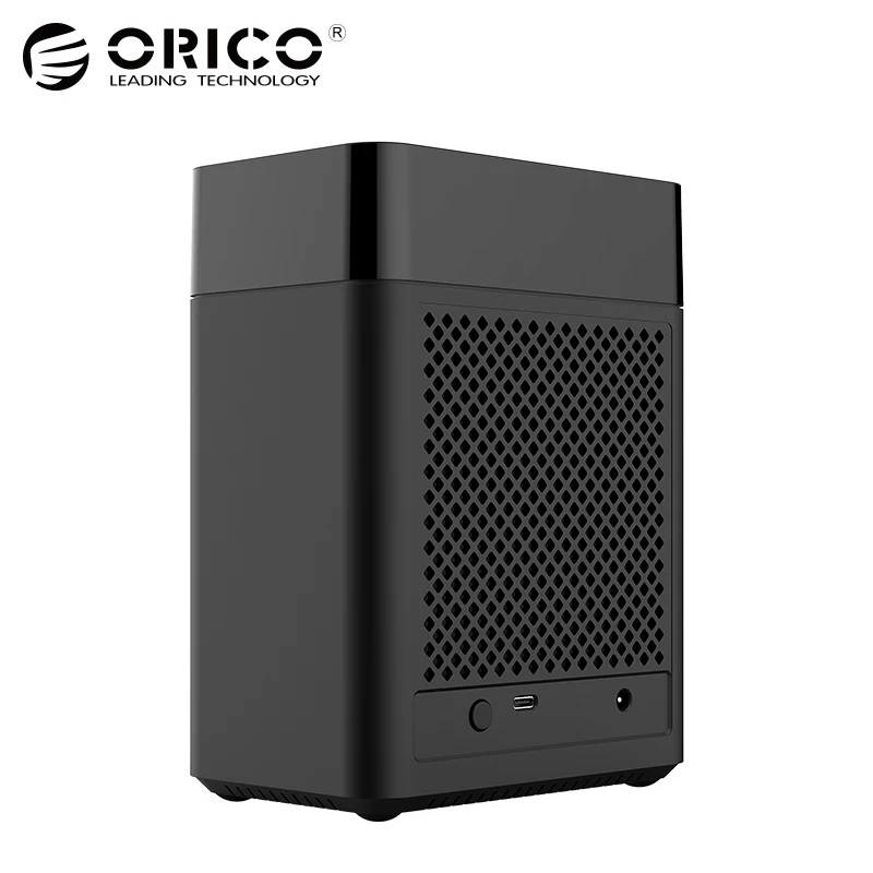 

ORICO Dual Bay Magnetic-type 3.5 inch Type-C Hard Drive Enclosure USB3.1 Gen1 5Gbps HDD Case Support UASP 12V4A Power MAX 20TB