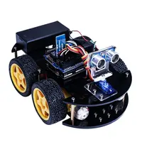 חיישן arduino לרכב פרויקט UNO חכם רובוט עם UNO R3 / אולטרסאונד חיישן / Bluetooth מודול / מרחוק מכונית צעצוע חינוכי עבור Arduino (5)