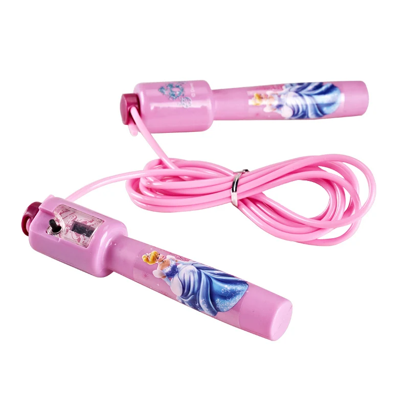 DISNEY Mickey mouse Electronic Counting Ship Jump Rope Kid Cartoon Fitness Exercise Workout Gym Adjustable Skipping For Children (2)
