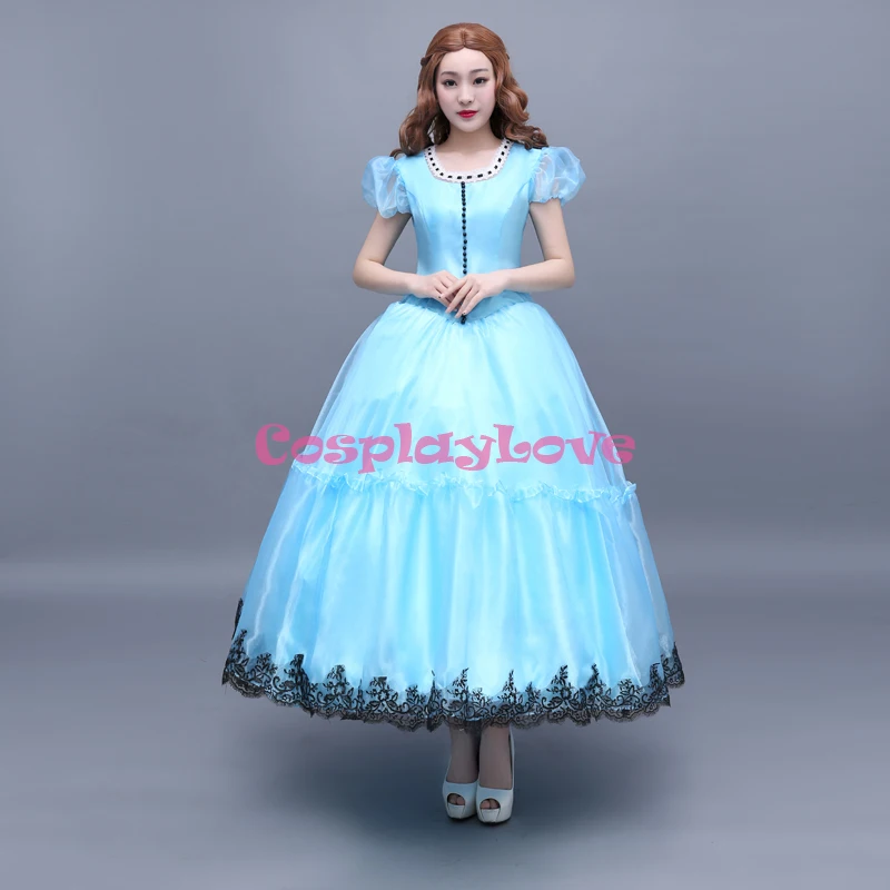 CosplayLove Movie Alice in Wonderland Custom-made Alice Kingsleigh Dress Cosplay Cosplay Costume For Kid Adult Women (8)