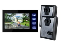 Freeship 7 “Teclado Táctil de Vídeo de Intercomunicación Atado Con Alambre Cámara de INFRARROJOS de Visión Nocturna Monitor de Timbre de Control de Acceso de La Puerta De Villa sistema