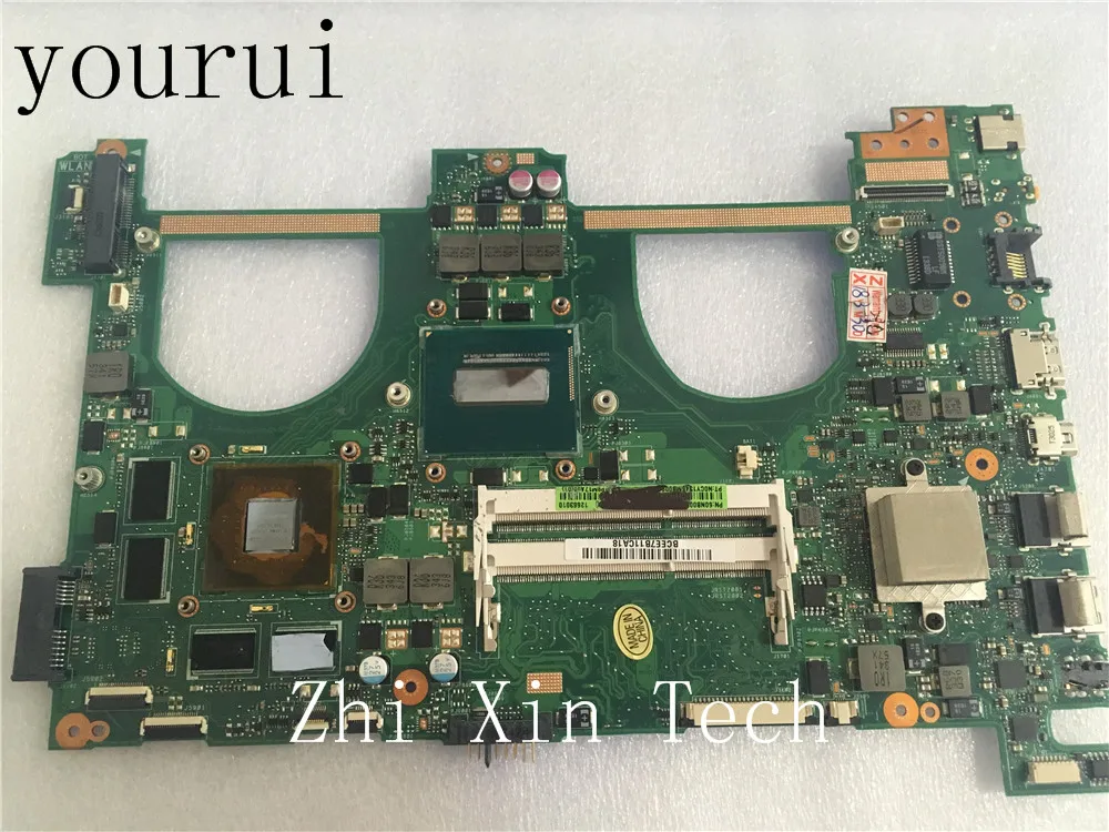  yourui For ASUS N550JV Q550JV G550JK Laptop Motherboard REV 2.0 With i7-4700HQ CPU Fully Tested Fre