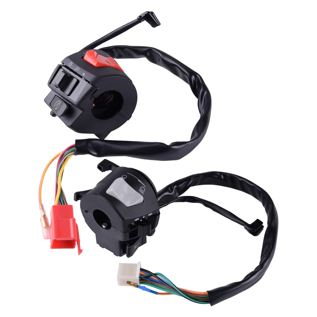 Accesorios del interruptor de arranque eléctrico del faro de la señal de giro del manillar de la motocicleta de 7/8 \ Accesorios del interruptor de arranque eléctrico del faro de la señal de giro del manillar de la motocicleta de 7/8 \