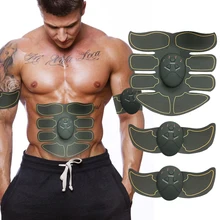 Estimulador abdominal elétrico ems, treinador e modelador fitness de músculos, sem fio, perda de peso, vibrador para corpo magro