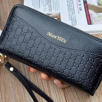 

New Fashion Women Wallets Fresh PU Leather Female Clutch Card Holder Long Style Multi-functional Wallet