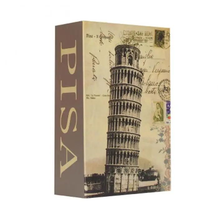 Creative Book Shaped Storage Safe Box Dictionary Book Bank Money Cash Jewellery Hidden Secret Security Locker With Key Lock