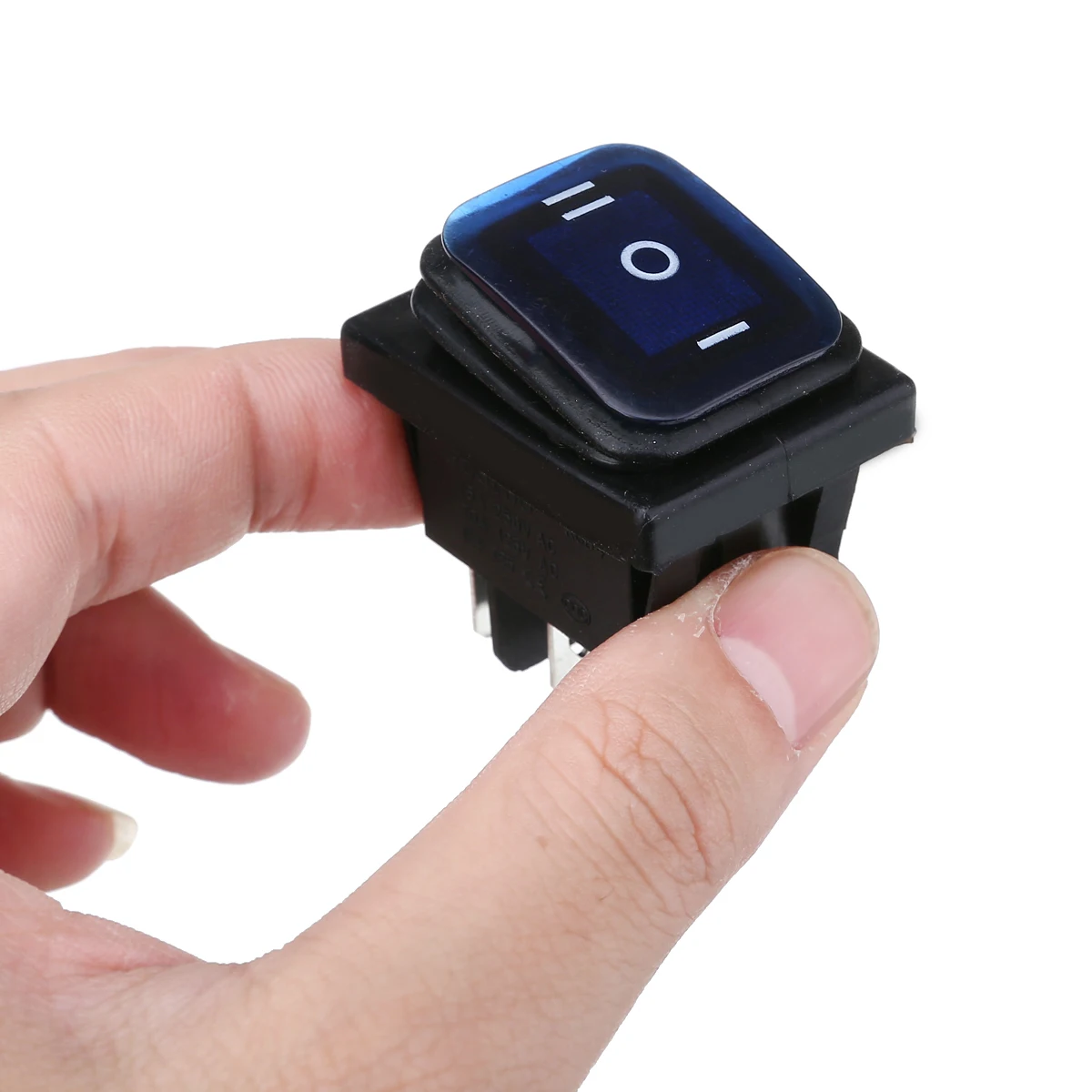Mayitr 1pc Car Boat On-Off-On 6 Pin 12V LED Light Rocker Toggle Switch Waterproof Universal for Automobiles