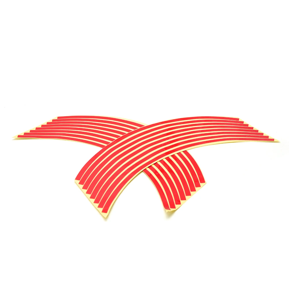 17/18 inch Colorful motorcycle stickers and decals Reflective Rim moto Stripe Tape For Yamaha Tmax 500 530 XJR 400 1300