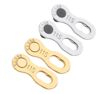 

11S MISSING LINK 11 SPEED SILVER GOLD MTB Mountain Bike Road Bicycle Parts 6S 7s 8S 9S 10S 11S speed Chains For Shimano 10 pair