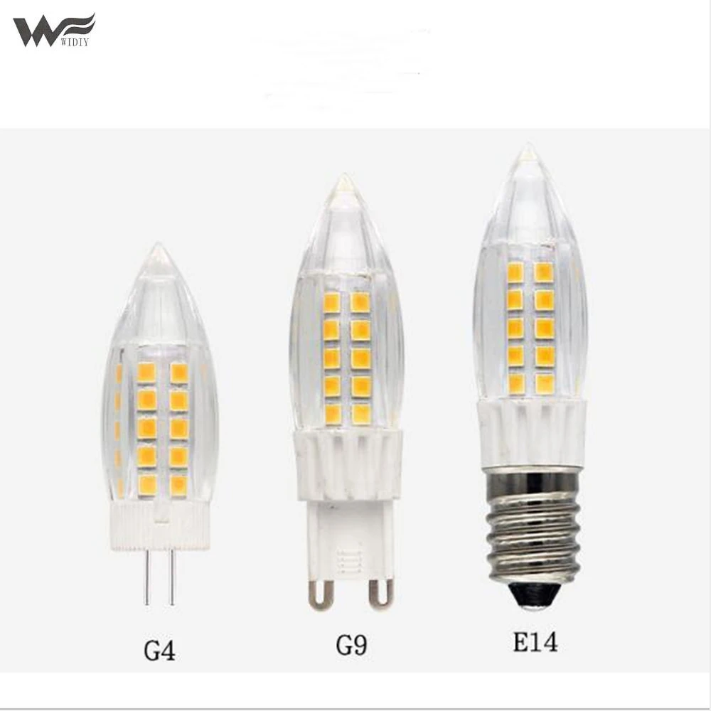 

Led bulb 44 light 220V 2835 ceramic G4 G9 E14 crystal light source candle light LED bubble