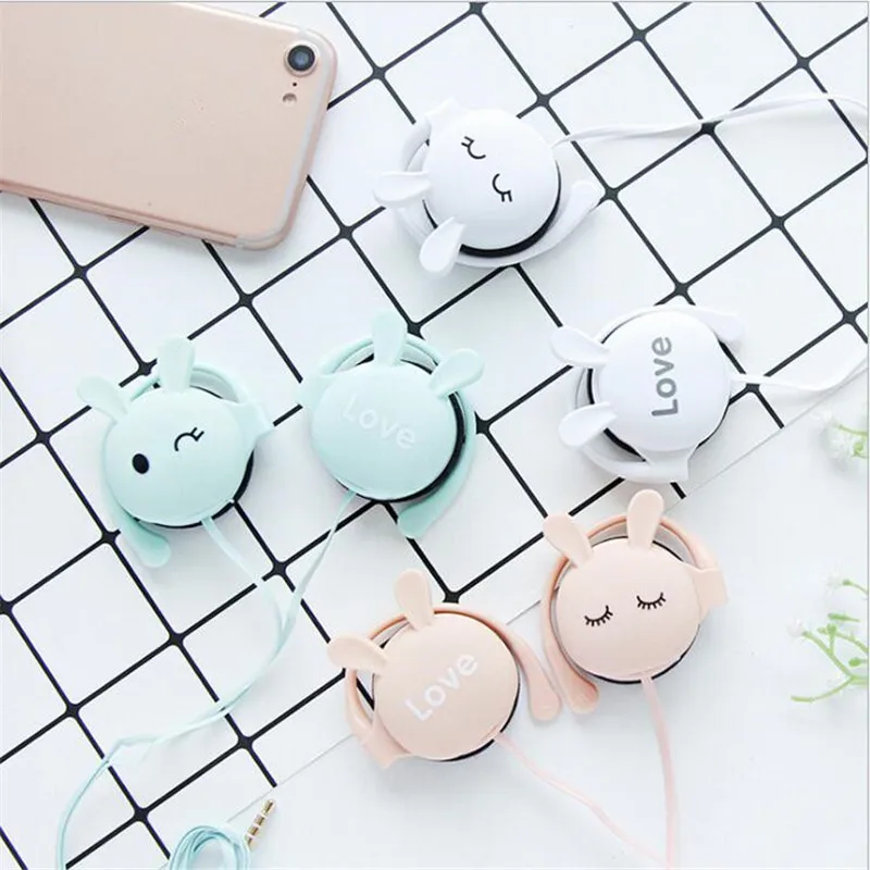 Cute-Rabbit-Headphones-Stereo-Ear-Hook-Sport-Wired-Earphones-Headset-With-Microphone-Earbud-For-Xiaomi-MP3