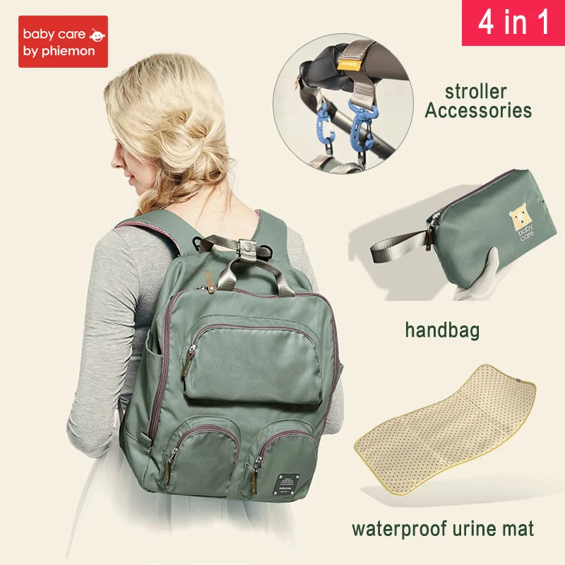 

Baby Diaper Backpack, Evecase Lightweight Waterproof Baby Diaper Backpack Travel Nursing Nappy Bag with Stroller Straps, Accesso