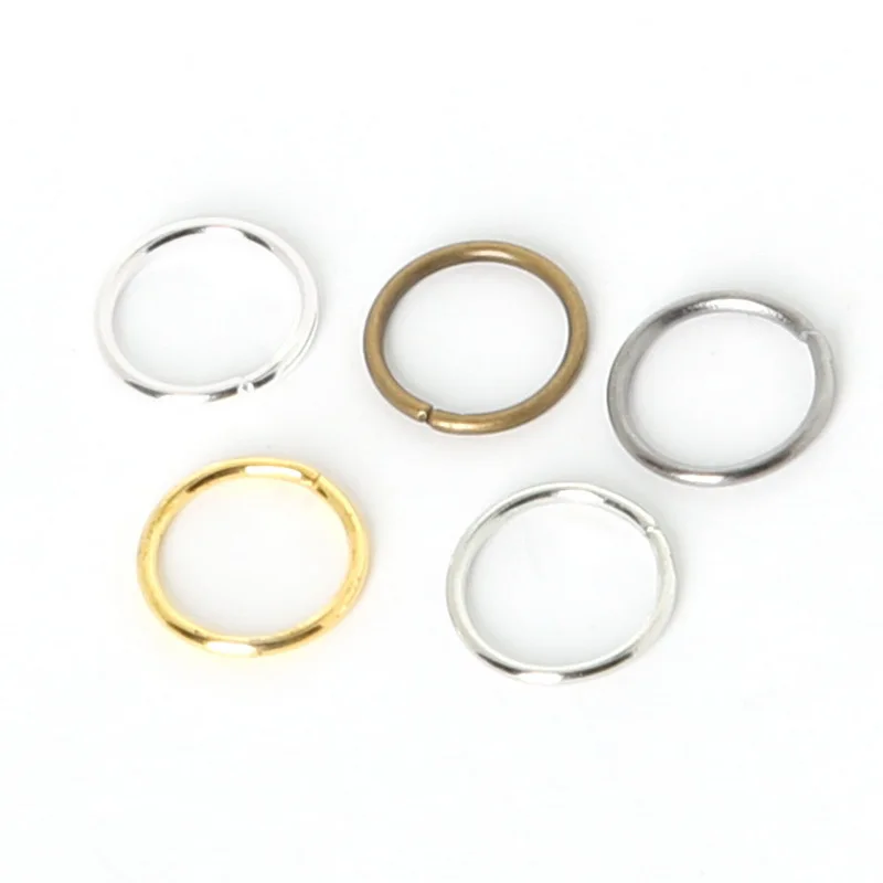 

Free Shipping 0.9*10mm 200pcs/lot Alloy Single Loops Open Jump Rings&Split Rings jewelry findings DIY FQA020-07