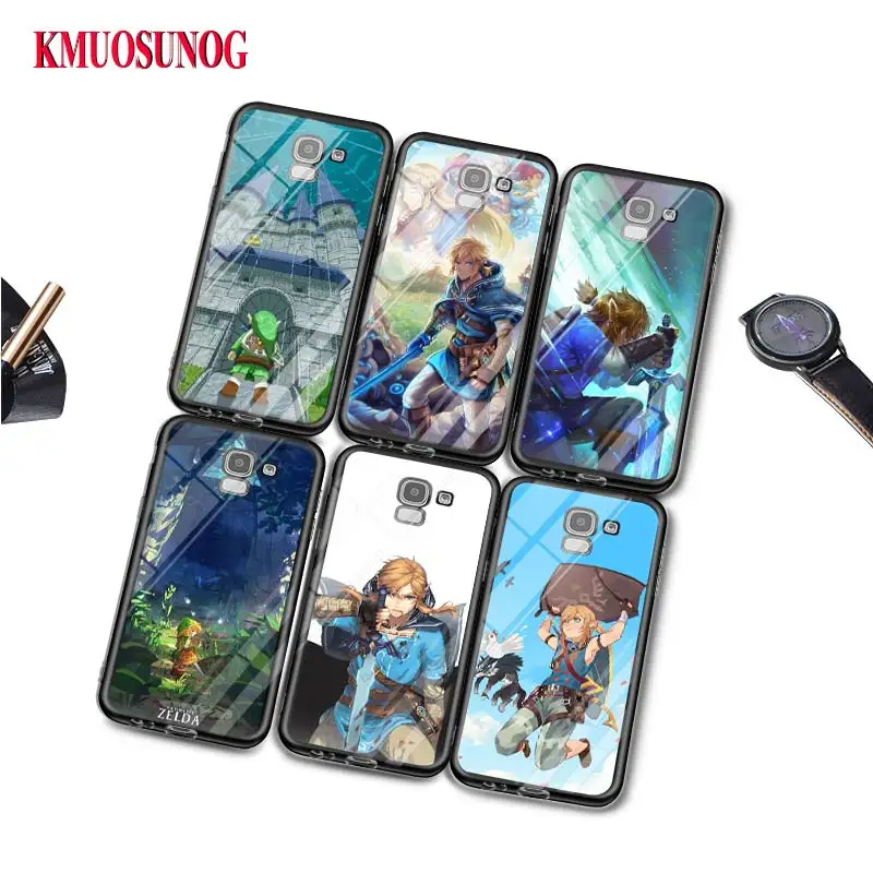 

Black Silicone Case Legend of zelda for Samsung Galaxy j8 j7 j6 j5 j4 j3 Plus Prime 2018 2017 2016 Phone Bag Cover
