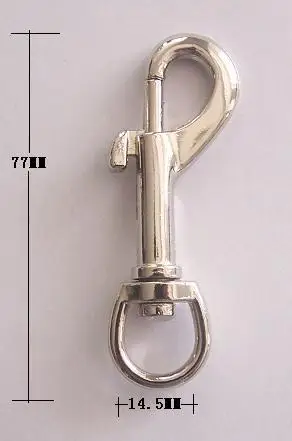 

wholesales 1000PCS/20KGS/Carton 11MM-15MM eye or square zinc alloy dog trigger swivel snap hook and nickle plated