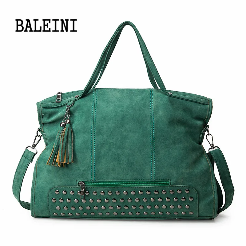 verde Top Rosa Da Di Borsa handle Epoca Della Viaggio A Tracolla Femminile Messaggero Elaborazione Borse 2018 Nappa colore Più Dell'unità grigio Grande Cuoio Nero Rivetto Donne Il Moda wxIpRnq4T