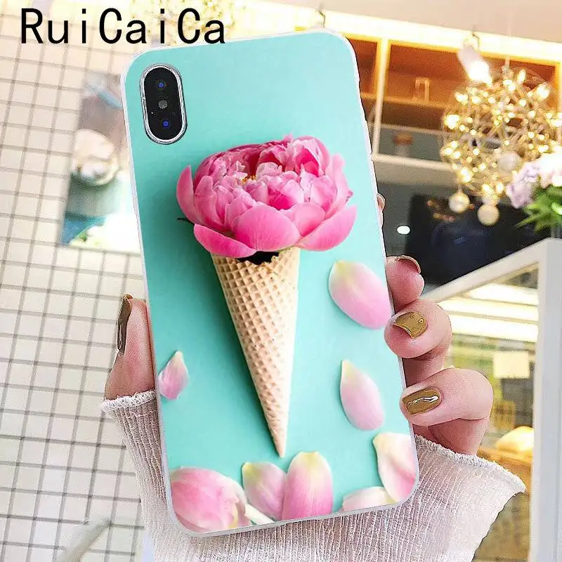 candy colors ice cream Flower Pizza Peony