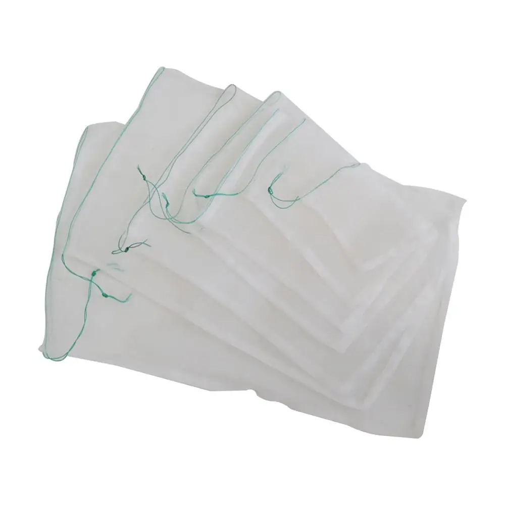 

20 Pcs Durable Fruit Vegetable Plant Drawstring Nylon Protection Grow Net Bags Garden Farm Anti Bird Pest Protective Mesh Bag