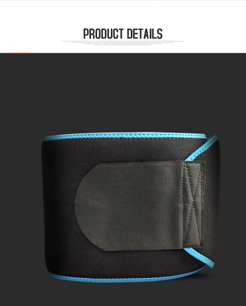 Adjustable Waist Tummy Trimmer Slimming Sweat Belt Fat Burn Shaper Wrap Band Weight Loss Exercise Men Women (12)