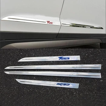 

For Hyundai Tucson TL 2016 2017 2018 Stainless Steel Side Door Line Garnish Body Molding Trim Cover Protector Cover Car-Styling