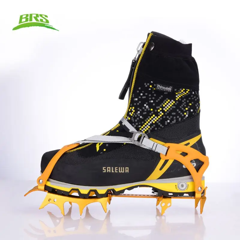 BRS Ice Crampons алюминиевый сплав Сверхлегкий четырёхзубчатый в комплекте ледяной