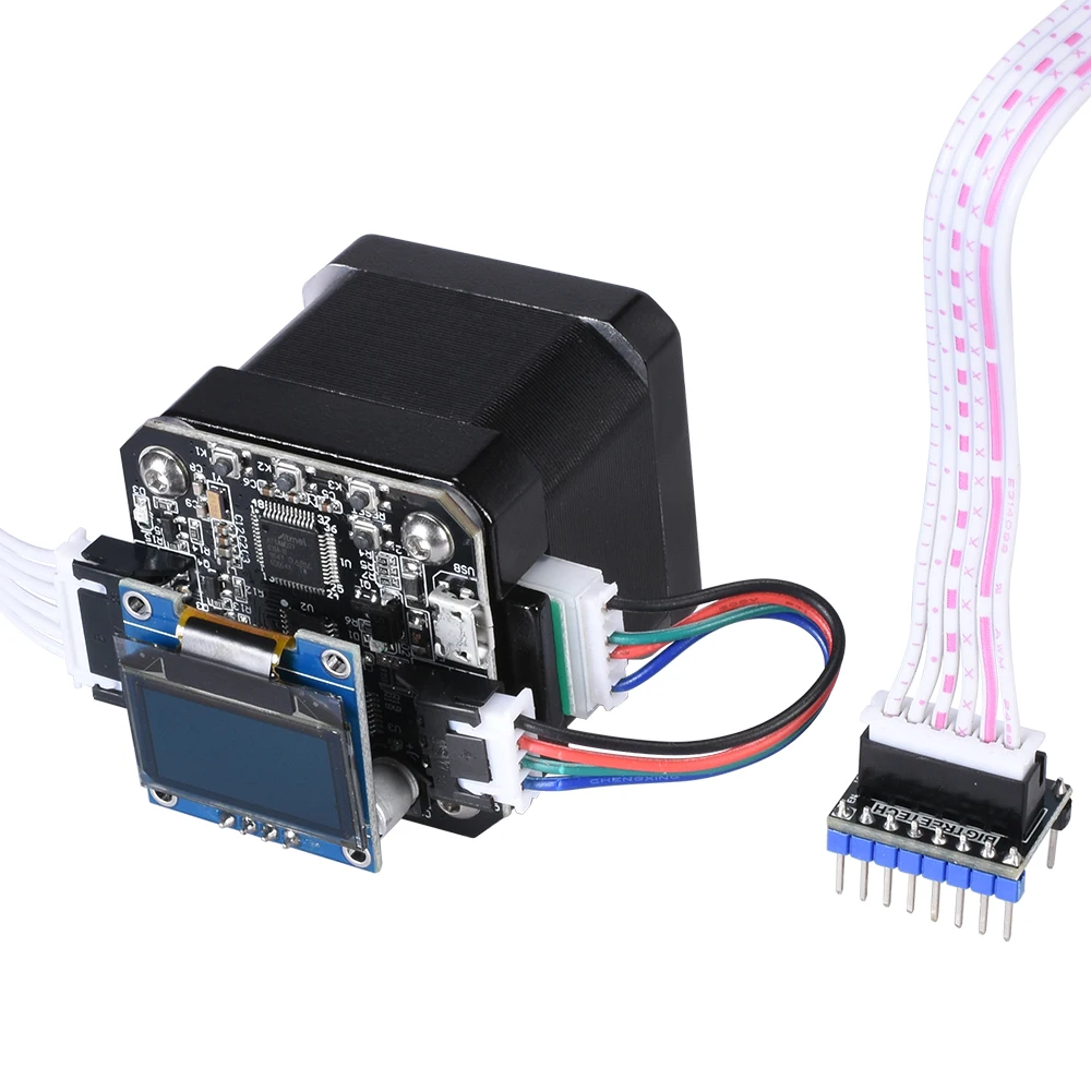 BIGTREETECH S42A 42 Шаговый двигатель Закрытая петля плата драйвера SERVO42A V1.0 OLED 12864 Дисплей