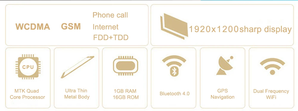 10,1 дюймов 1920*1200 планшетный ПК MT6580 4 ядра Android 6,0 1 ГБ оперативная память 16 Встроенная Dual SIM 3g телефон планшеты 2,4 г + 5 Wi Fi gps Bluetooth