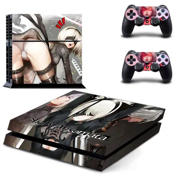 

Game NieR Automata PS4 Skin Sticker Decal For Sony PlayStation 4 Console and 2 Controllers PS4 Skin Sticker Vinyl
