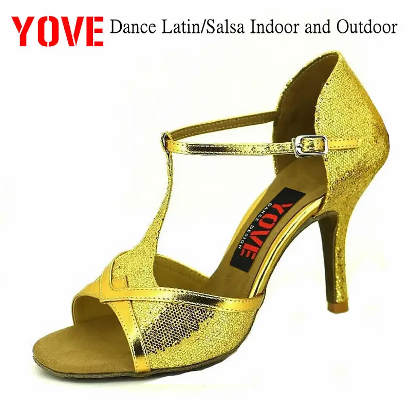 

YOVE Style w1611-17 Dance shoes Bachata/Salsa Indoor and Outdoor Women's Dance Shoes