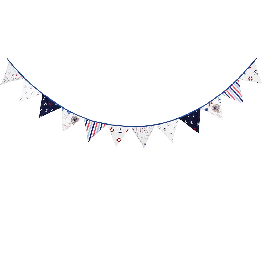 

Triangular Flag Pennant Banner Buntings Durable For Wedding Birthday Party Photography Background E2S