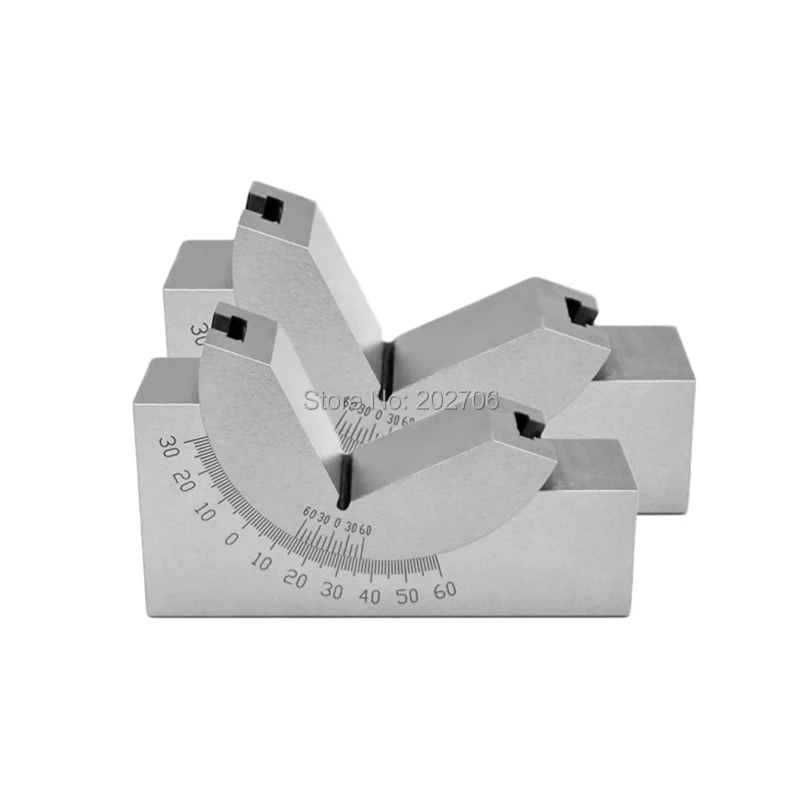 

AP30 Precision 0-60 degree angle plate,Angle block, angle gauge Adjustable Angle V Block Milling Setup 102 x 30 x 49MM