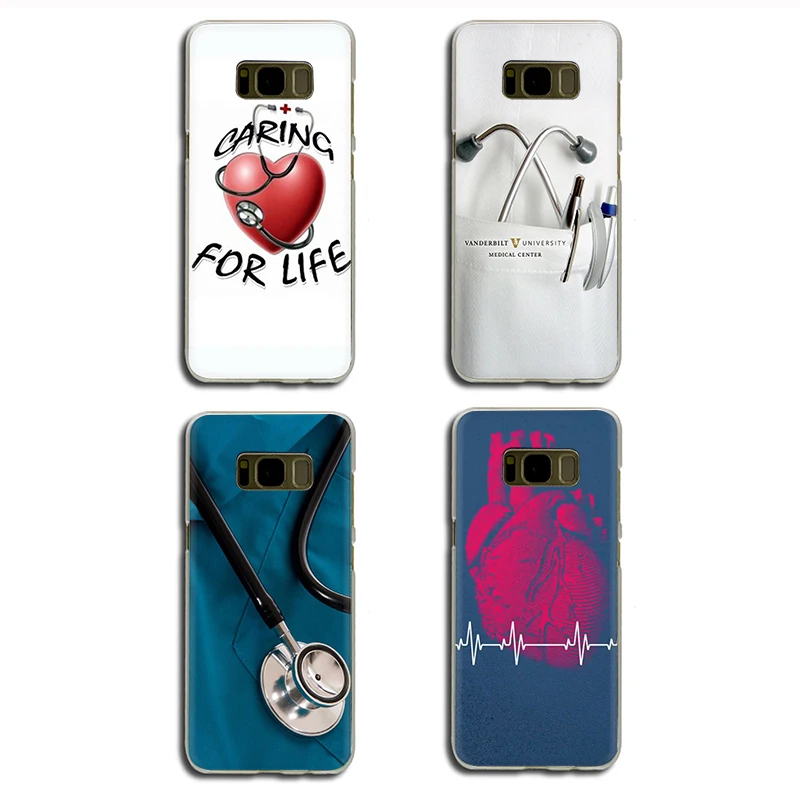 Медицинская медицинская медицина здоровье сердце Жесткий чехол для телефона samsung S7 Edge S8 S9 S10 Plus S10e Note 8 9 10 M10 M20 M30 M40