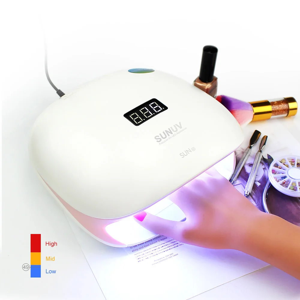 

Lamp For Nails SUNUV SUN4S And Gel Polish Lamp Nail Dryer Polishing Machine Fast Curing Gel Varnish Lacquer Gel Lamp