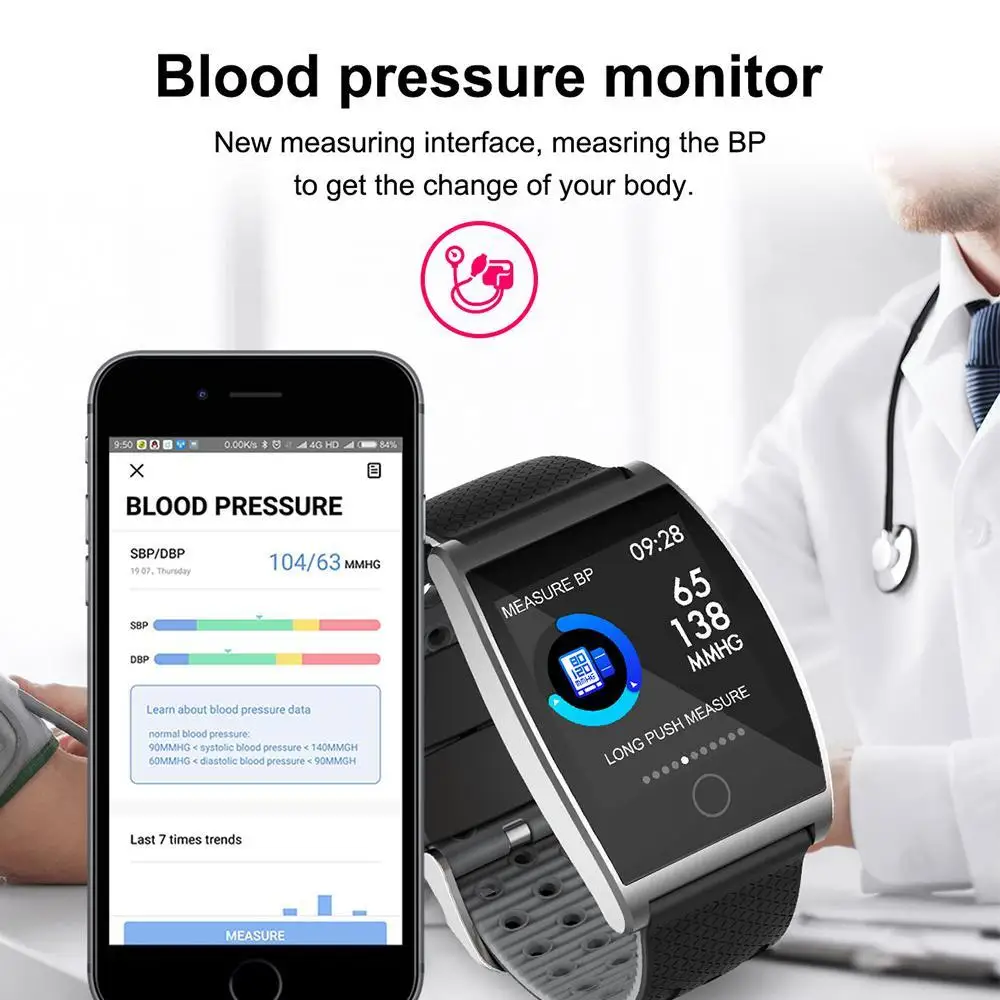 TF9 Bluetooth Smart Watch - Touchscreen Sport Smart Wrist Watch Smartwatch Fitness Tracker Camera Pedometer