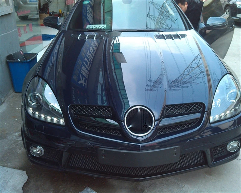 Стиль для Mercedes Benz SLK R171 SLK200 SLK350 SLK500 светодиодные Налобные прожекторы в сборе подходит 2004-2012 HID модели SN