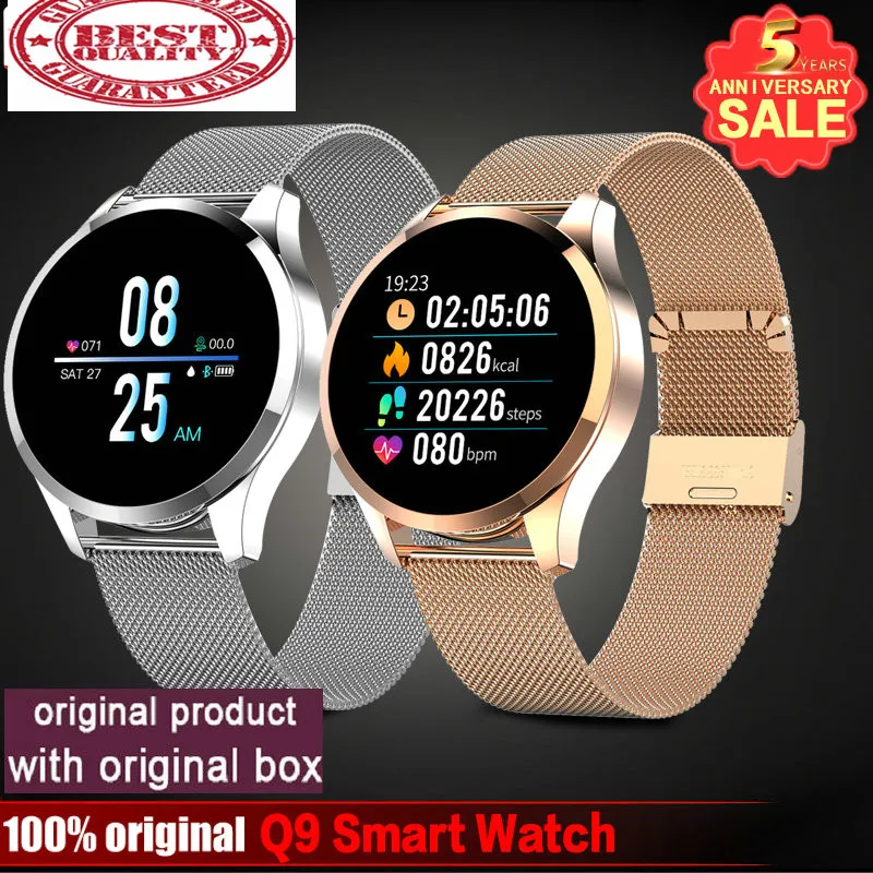 

Bluetooth Q9 Smart Watch Waterproof Message call reminder Smartwatch men Heart Rate monitor Fitness Tracker Android IOS Phone