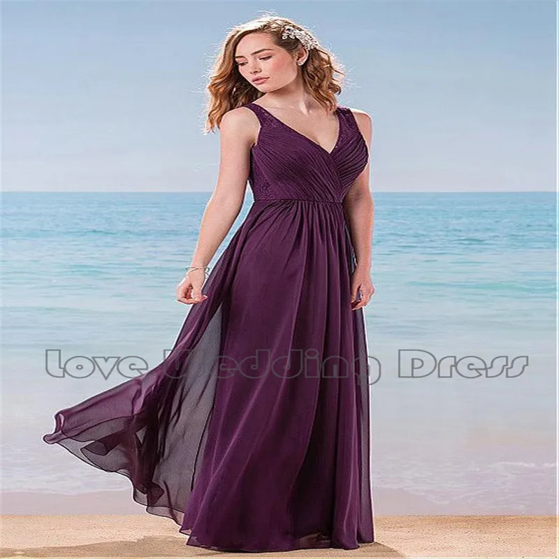 Criss Cross V Neck Chiffon Lace font b Bridesmaid b font font b Dresses b font