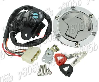 

Motorcycles Ignition Switch Gas Cap Seat Key Lock Set For KAWASAKI ER250 Z250 Z300 Z250SL