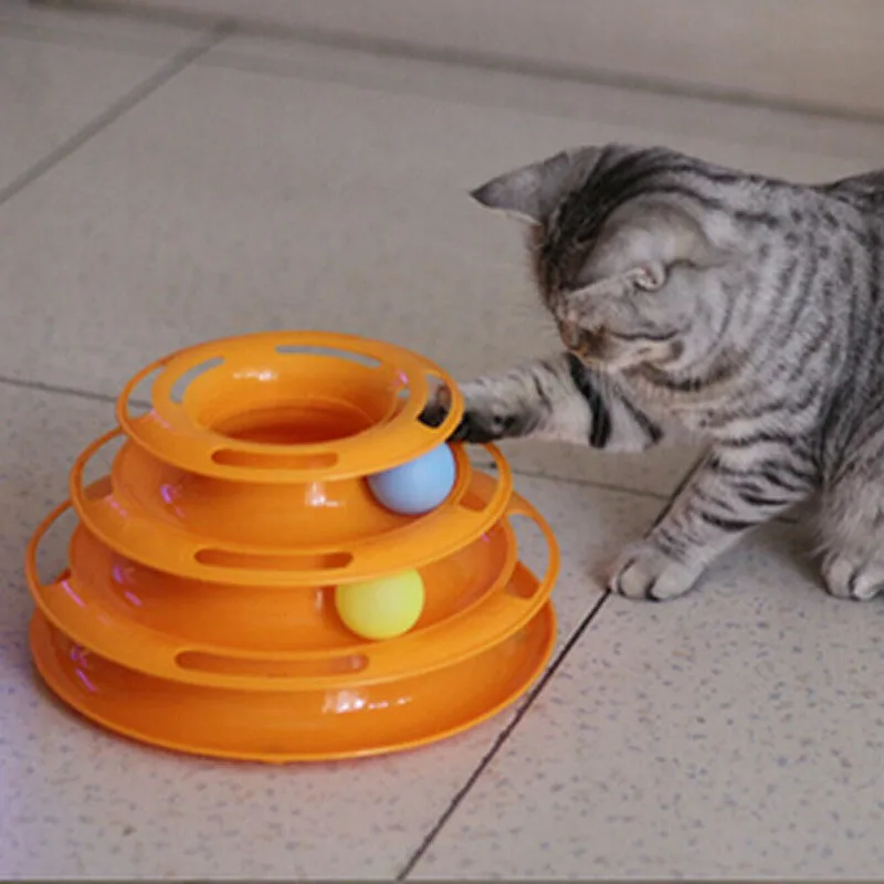 Top Quality Funny Cat Pet Toy Cat Toys Intelligence Triple Play Disc Cat Toy Balls Ball Toys Pets Green Orange Top Quality Funny Cat Pet Toy Cat Toys Intelligence Triple Play Disc Cat Toy Balls Ball Toys Pets Green Orange