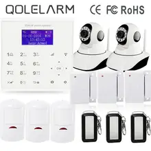 QOLELARM 433 Беспроводной wi-fi gsm охранной сигнализации камеры системы Android/IOS APP wi-fi ip-камеры крытый инфракрасный детектор ребенок монитор
